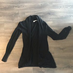 Black Long Cardigan (XS)